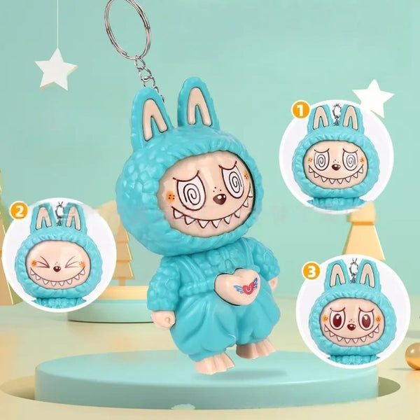 Labubu Face Changing Keychain (Imported)